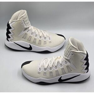 Nike Hyperdunk 2016 TB White Black Women's 9.5 / Men's 8 Basketball Shoes EUC